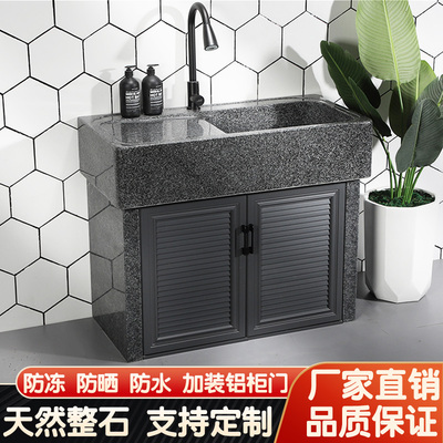 Hồ bơi bằng đá ngoài trời ban công tích hợp bồn rửa bằng đá cẩm thạch sân trong bồn rửa bằng đá nhà hồ bơi từ trần đến sàn