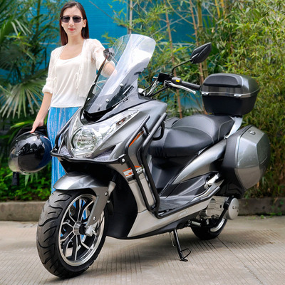 Xe tay ga Lion's Roar Hongtu xe ga 150cc chạy bằng nhiên liệu National IV EFI phanh đĩa trước và sau