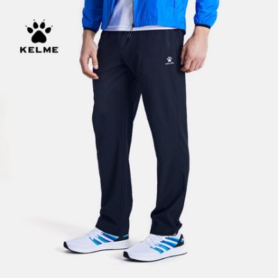 KELME Karmei quần thể thao nam ống thẳng ống thẳng mỏng, nhanh khô, thoáng khí, độ đàn hồi cao Quần âu dệt thoi