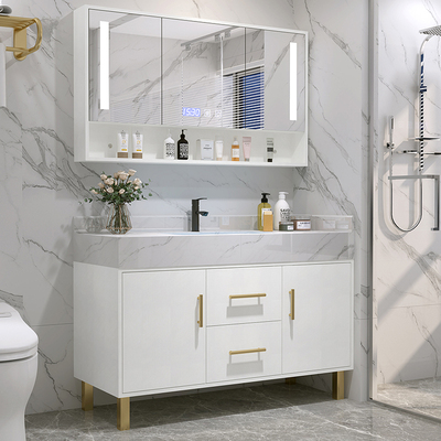 Slate tích hợp tủ phòng tắm kết hợp chậu rửa hiện đại tối giản chậu rửa phòng tắm bàn trang điểm bộ tủ gương