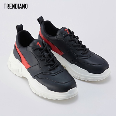 TRENDIANO của nam giới mùa xuân mặc đầu tròn có ren-up thể thao giản dị giày đế thấp 3ZA151801P