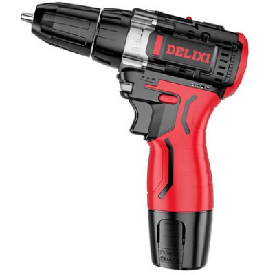 Máy khoan cầm tay không chổi than Delixi 885 dùng pin có thể sạc lại Máy khoan cầm tay dụng cụ gia đình Tuốc nơ vít điện pin lithium đa chức năng