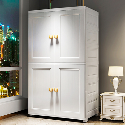 Cửa hàng đồ nội thất hàng đầu của Lin dày tủ quần áo trẻ em phòng ngủ tủ đựng đồ nhựa gia dụng cực lớn tủ quần áo đơn giản mới