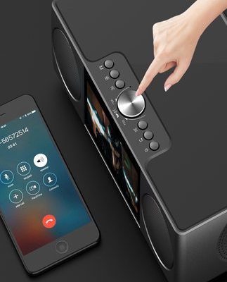 Sony Ericsson S99 bluetooth không dây loa siêu trầm âm thanh siêu trầm âm thanh nhỏ âm lượng lớn âm thanh vòm 3d đồng hồ báo thức ngoài trời xe hơi video điện thoại di động máy tính tại nhà karaoke quảng trường vũ trường di động