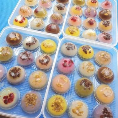 Bát bánh gian hàng lưu trữ hộp sóng bát thủy tinh đầy đủ bộ ra hộp hộp công cụ đóng gói mạng lưới mô hình trọn bộ