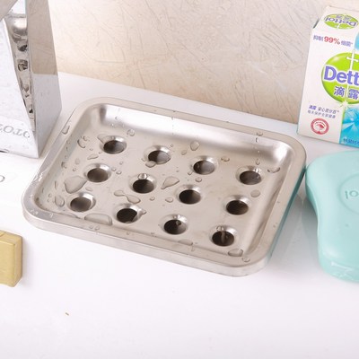 Hộp xà phòng hai lớp bằng thép không gỉ 304 Hộp xà phòng sáng tạo Hộp xà phòng sáng tạo Châu Âu Đồ dùng phòng tắm nhà vệ sinh Châu Âu