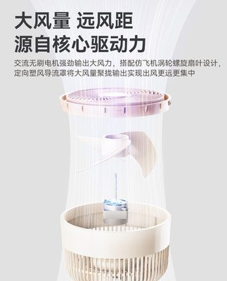 Quạt lưu thông không khí gia đình quạt điện quạt sàn máy tính để bàn điều khiển từ xa điều khiển từ xa không ồn DC quạt phòng ngủ thông minh