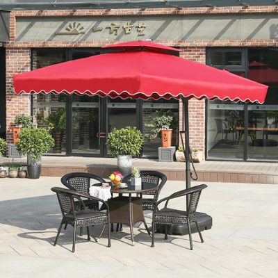 Dù che nắng ngoài trời sân vườn ô dù lớn chống nắng chống tia cực tím gấp quảng cáo ô dù che nắng ô dù lớn ô dù gian hàng