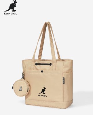 KANGOL chính thức túi tote trung bình nam và nữ đẳng cấp túi đi lại túi đeo vai chống thấm nước thời trang túi xách phù hợp tất cả các triều đại