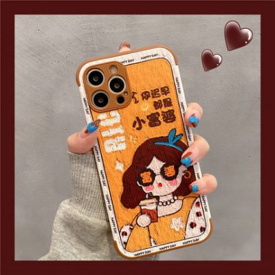 Áp dụng cho Ốp lưng Apple 13promax dành cho điện thoại iphone 12 cô gái giàu có xsmax lens màu đỏ net trọn gói x / xs net màu đỏ nữ 11 mẫu mới siêu hot Ốp lưng điện thoại 7plus cute 8plus xr