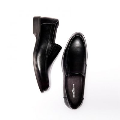 Thương hiệu Qi giày da nam kinh doanh giày da nam thấp cổ trang trọng hợp thời trang giày da thanh niên