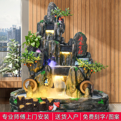 Non bộ, nước chảy, Đài phun nước, Thác nước, ban công, ao cá, bể cá, Đồ trang trí ngoài trời, Sân may mắn, phong cảnh và đồ trang trí giàu có