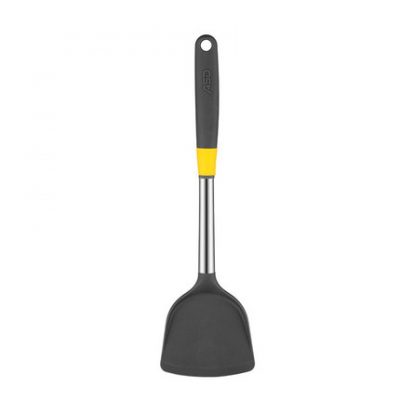 Ai Shida silicone thìa bảo vệ thìa chống dính chảo đặc biệt thìa gia dụng nấu ăn nhiệt độ cao thìa thìa đồ dùng nhà bếp thời trang màu xám