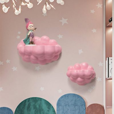 Bắc Âu sáng tạo tường mây cô gái trang trí tường mặt dây chuyền phòng khách phòng trẻ em phòng ngủ trang trí tường nền trang trí tường