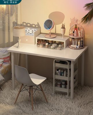 Bàn trang điểm phòng ngủ bàn trang điểm hiện đại tối giản căn hộ nhỏ net red ins bàn gió tủ đựng đồ tích hợp bàn trang điểm