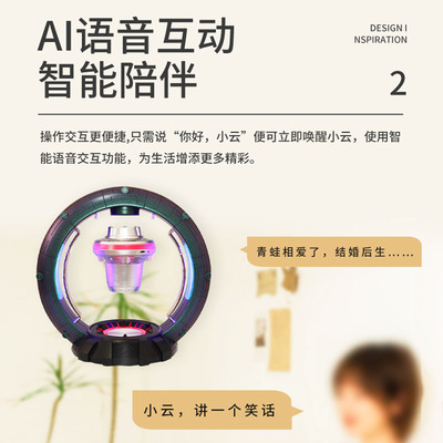 Từ tính Levitation Loa Bluetooth Âm thanh nhỏ Thông minh Máy tính Không dây Loa siêu trầm Công nghệ Trang trí Sáng tạo Quà tặng sinh nhật