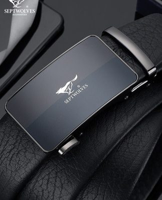 Thắt lưng nam Septwolves thắt lưng nam da sang trọng triều 2021 mới của giới trẻ