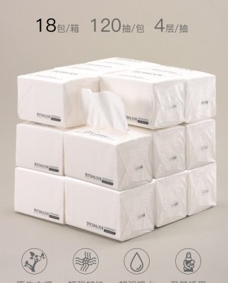 Thoải mái khăn giấy hộ gia đình kích thước lớn dày túi lớn lớn giá cả phải chăng hộp đầy đủ khăn ăn băng vệ sinh khăn giấy kéo tay