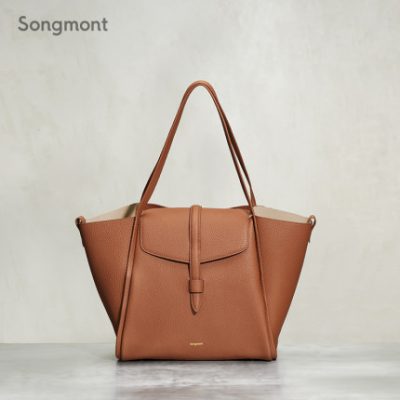 Songmont Việt Nam. Songmont Medium Song Basket Series Tote Bag Nhà thiết kế nữ Túi tote một vai cầm tay bằng da