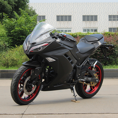 Đầu máy mới xe mô tô ninja nhỏ bé xe máy thể thao Horizon V6 đường đua R3 giả đường đua xi-lanh đôi làm mát bằng nước có thể được cấp phép