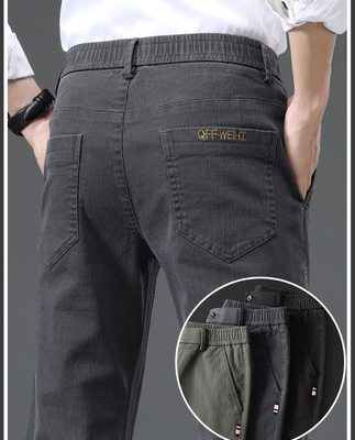 Quần tây nam mỏng mùa hè của nam giới 2022 quần nam mới của nam giới quần dài thẳng làm việc mùa xuân và mùa thu các mẫu