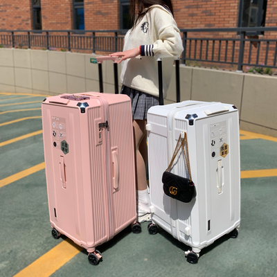 Hộp đựng hành lý có sức chứa lớn 38 inch dành cho phụ nữ, hộp đựng đồ dày cao cấp dành cho phụ nữ vali bé trai bánh xe phổ thông 50 bao da