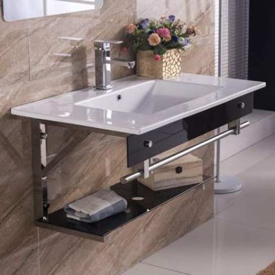 Chengyan rửa tổng thể phòng tắm gốm sứ chậu rửa treo tường chậu rửa treo tường bộ khung chậu rửa
