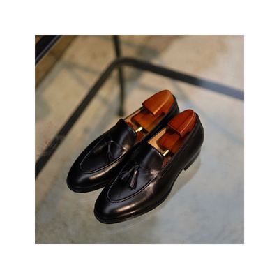 Thương hiệu của nam giới UG quý ông doanh nhân blake khâu bên trong Giày loafer tua rua giày nam da bê Pháp