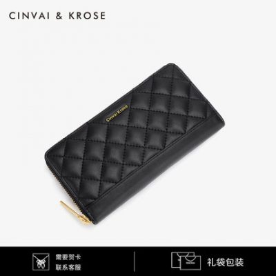 Trang web chính thức cinvai & krose ví da nữ dài mới năm 2021 phổ biến thiết kế thích hợp túi thẻ túi tiền xu