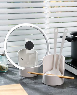 [Xử lý sản phẩm bị lỗi] Gác nồi sứ kiểu Nhật Shuangshan giá đỡ bếp trên mặt bàn bếp giá đựng đồ dùng nhà bếp thìa đựng thìa
