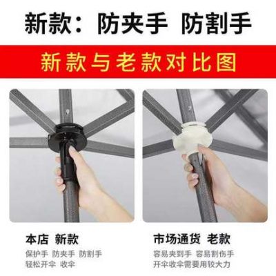 Ô dù che nắng ngoài trời ô dù lớn đứng dưới đất kinh doanh chống ẩm ô vuông gấp hình chữ nhật ô dù đi biển cỡ lớn