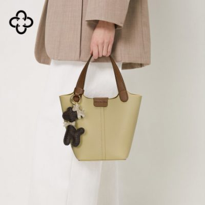 Cassile Cassile bucket bag nữ 2022 da xách tay giỏ rau đeo vai