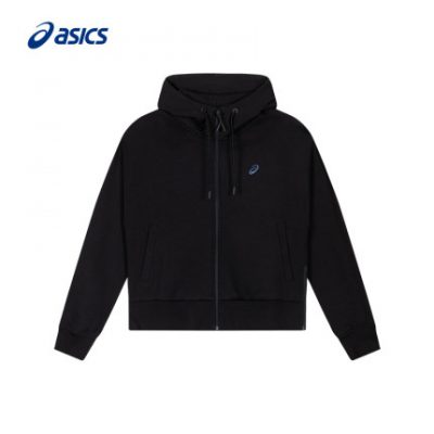 ASICS Arthur 2022 Áo khoác dệt kim thể thao mùa xuân / mùa hè của phụ nữ Thời trang thoải mái Áo khoác dây kéo có mũ trùm đầu đơn giản