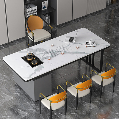 Bàn trà đá phiến kung fu sang trọng hiện đại phòng khách phòng khách căn hộ nhỏ đơn giản ban công nhà đơn giản bàn ghế kết hợp bàn trà