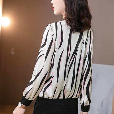 Mùa xuân và mùa hè năm 2021 áo khoác mỏng mới của phụ nữ dài tay in kích thước lớn áo khoác dây kéo áo khoác cardigan chống nắng đồng phục bóng chày