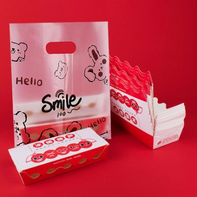 Hộp đá mini kẹo bầu vật liệu sản xuất công cụ đóng gói hộp túi hộp bao bì hộp carton thanh tre đặc biệt lưới dây nhỏ màu đỏ