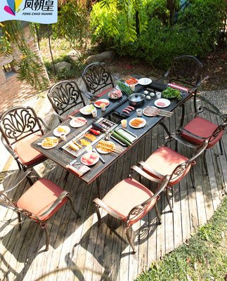 Bàn ghế ngoài trời nhôm đúc ngoài trời sân vườn biệt thự bàn ghế ngoài trời bàn ghế gia đình bàn ghế thư giãn bàn ghế sắt rèn