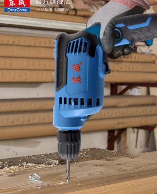 Dongcheng điện máy khoan cầm tay máy khoan điện 220v đa chức năng vặn vít gia dụng Dongcheng súng lục máy khoan vặn vít dụng cụ điện lô