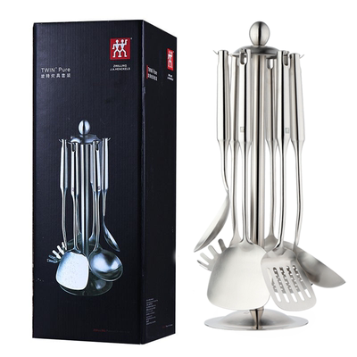 Bộ thìa thép không gỉ Zwilling 304 của Đức nhà bếp dụng cụ nấu ăn gia dụng thìa súp thìa chao dụng cụ nấu ăn bảy chiếc