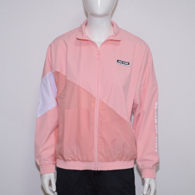 Áo khoác dệt của phụ nữ Hongxing Erke 2021 mùa xuân mới thoáng khí nhẹ cổ đứng thể thao giản dị hàng đầu