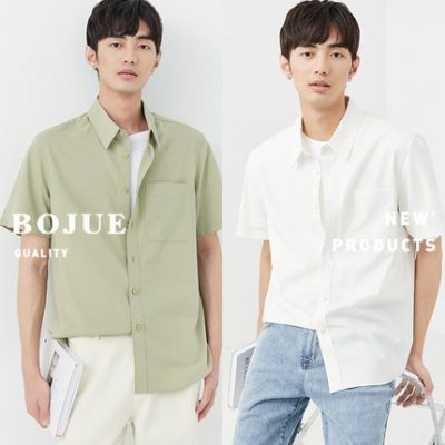 Áo ba lỗ dễ chăm sóc áo sơ mi nam ngắn tay mùa hè bá tước Zall phiên bản hàn quốc cao cấp đơn giản hàng đầu