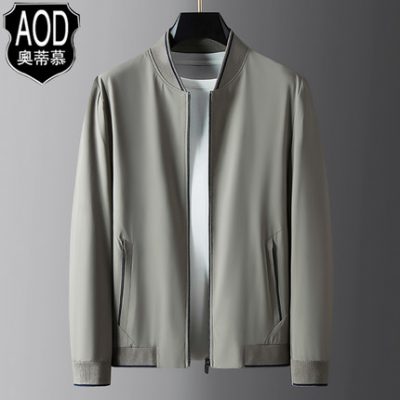 Áo khoác công sở cao cấp của nam giới Mùa xuân mới của nam giới Đồng phục bóng chày của nam giới Trung niên Áo khoác nam hàng đầu Mùa xuân và mùa thu Áo khoác thường