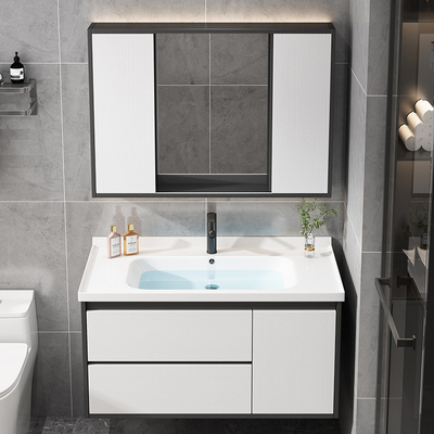 Phòng tắm Tủ phòng tắm Nhà vệ sinh Chậu rửa Tiện nghi phòng tắm Bàn rửa Chậu rửa bằng sứ Tủ gương thông minh phong thủy đẩy kéo