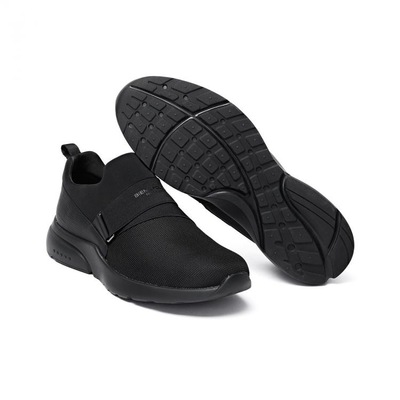 Biyin Lefen nam giới quần áo truy cập giày chính hãng mùa xuân và mùa hè mới màu đen bộ chân một bàn đạp giày lưới thoáng khí