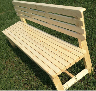 Ghế công viên băng ghế ngoài trời băng ghế ngoài trời ghế thư giãn hàng ghế chống ăn mòn gỗ rắn lưng ghế băng ghế