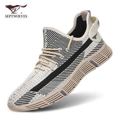 Septwolves nam giới thể thao ngoài trời và giải trí giày lưới giày lưới mùa hè thoáng khí mềm đáy mùa hè giày chạy bộ nam đất