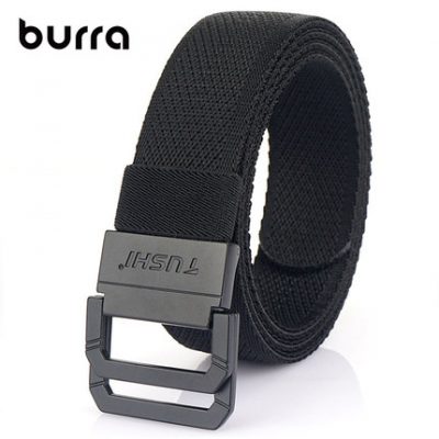 Thắt lưng hai vòng thắt lưng vải thắt lưng nam sinh viên đàn hồi đàn hồi quần yếm thắt lưng giản dị hoang dã dày thắt lưng thủy triều