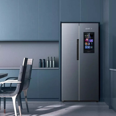 Yunmi VIOMI 450L cửa bên tủ lạnh gia đình cửa đôi thiết bị gia đình thông minh làm mát bằng không khí inverter thân hình mỏng