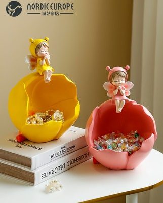 Ánh sáng sang trọng sáng tạo đồ trang trí lưu trữ chìa khóa trang trí nhà lối vào phòng khách TV tủ bàn cà phê khay trang trí