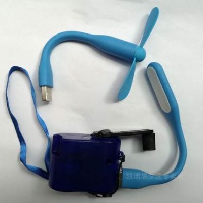 Bộ sạc quay tay USB, máy phát điện quay tay, điện thoại di động khẩn cấp, GPS, v.v., sạc trực tiếp nguồn điện dự phòng chiếu sáng ngoài trời